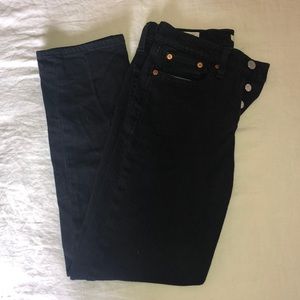 Levi’s black Wedgie Fit Jeans
